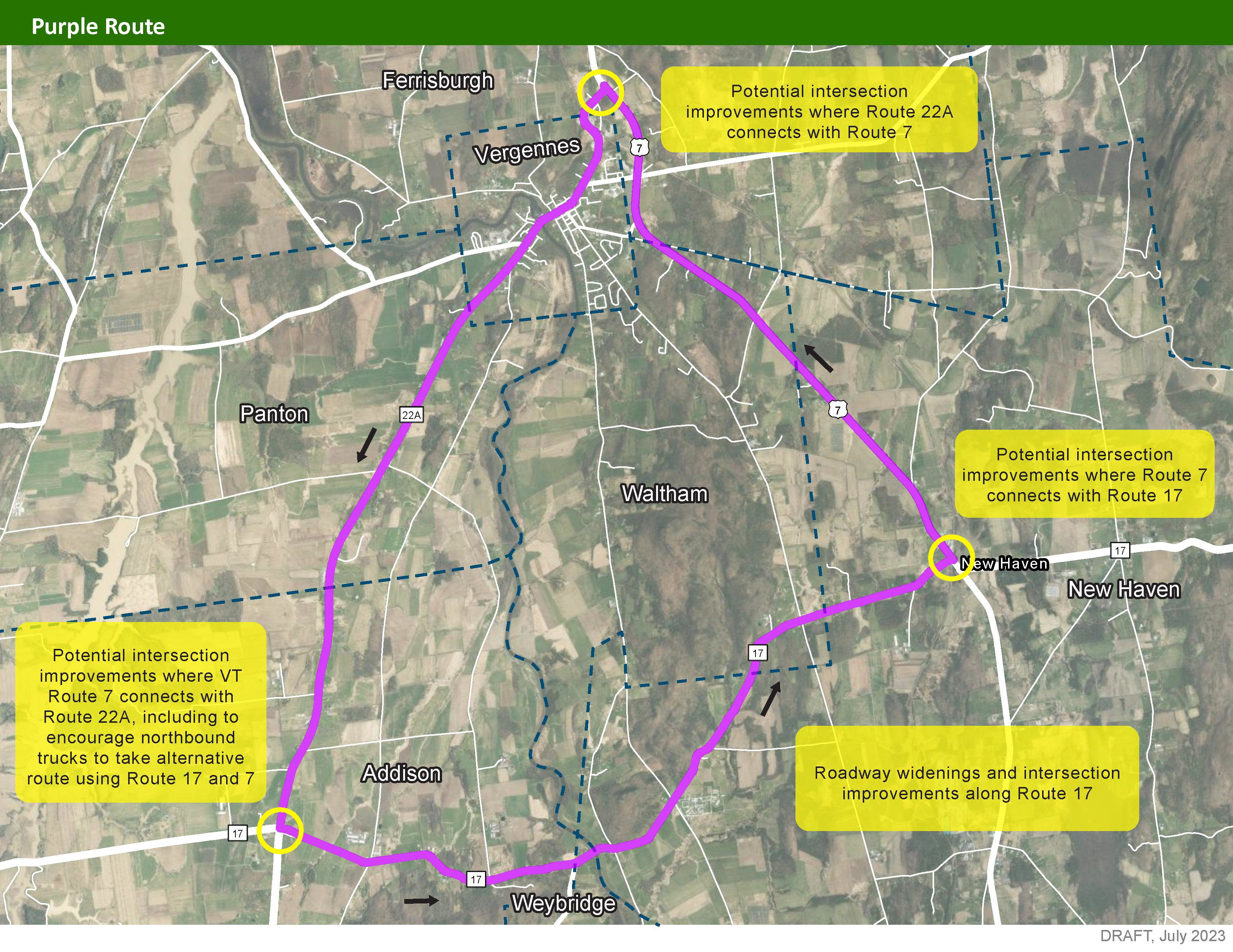 Purple Route - Map