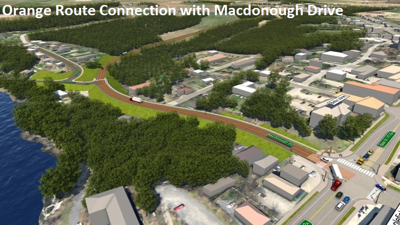 Orange Route Connection with Macdonough Drive