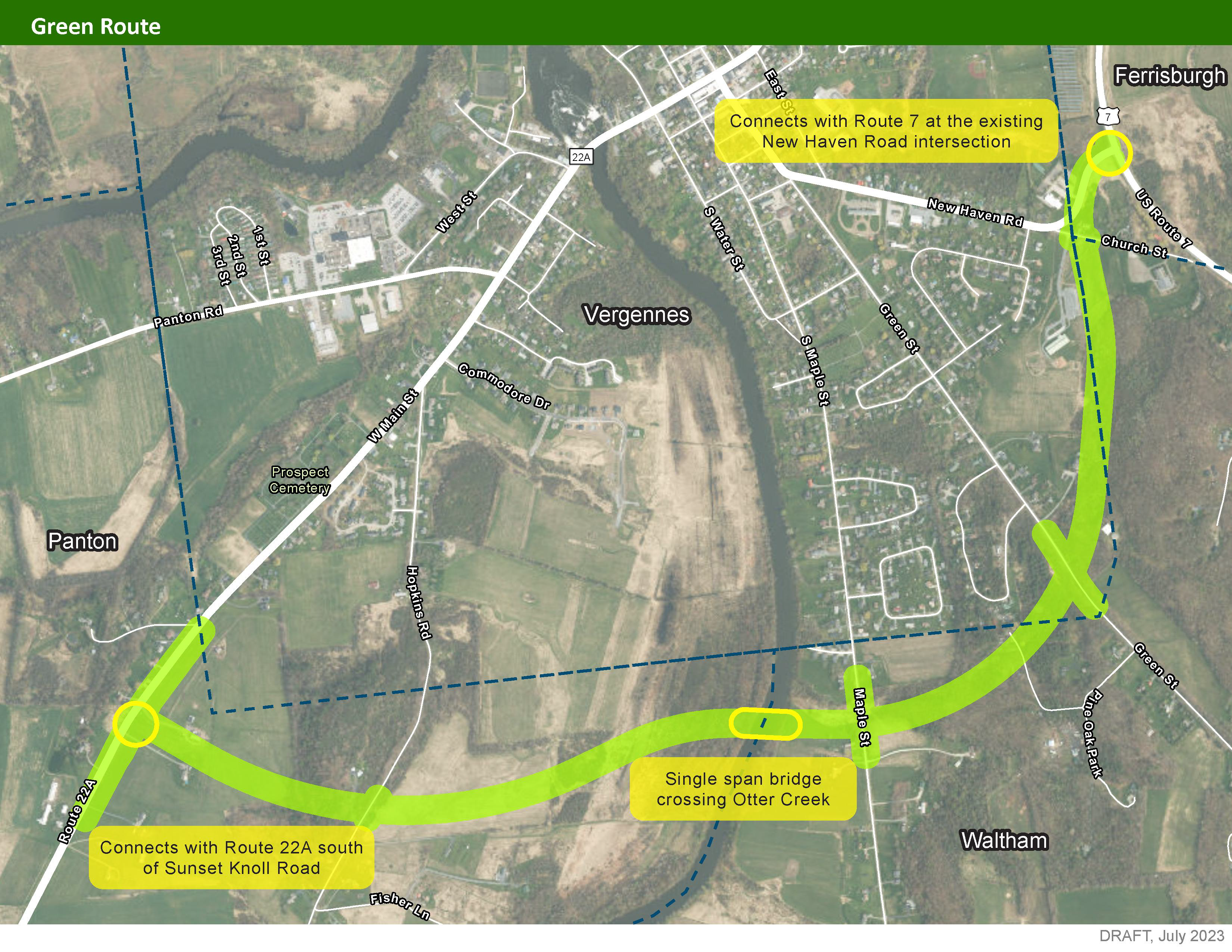 Green Route - Map