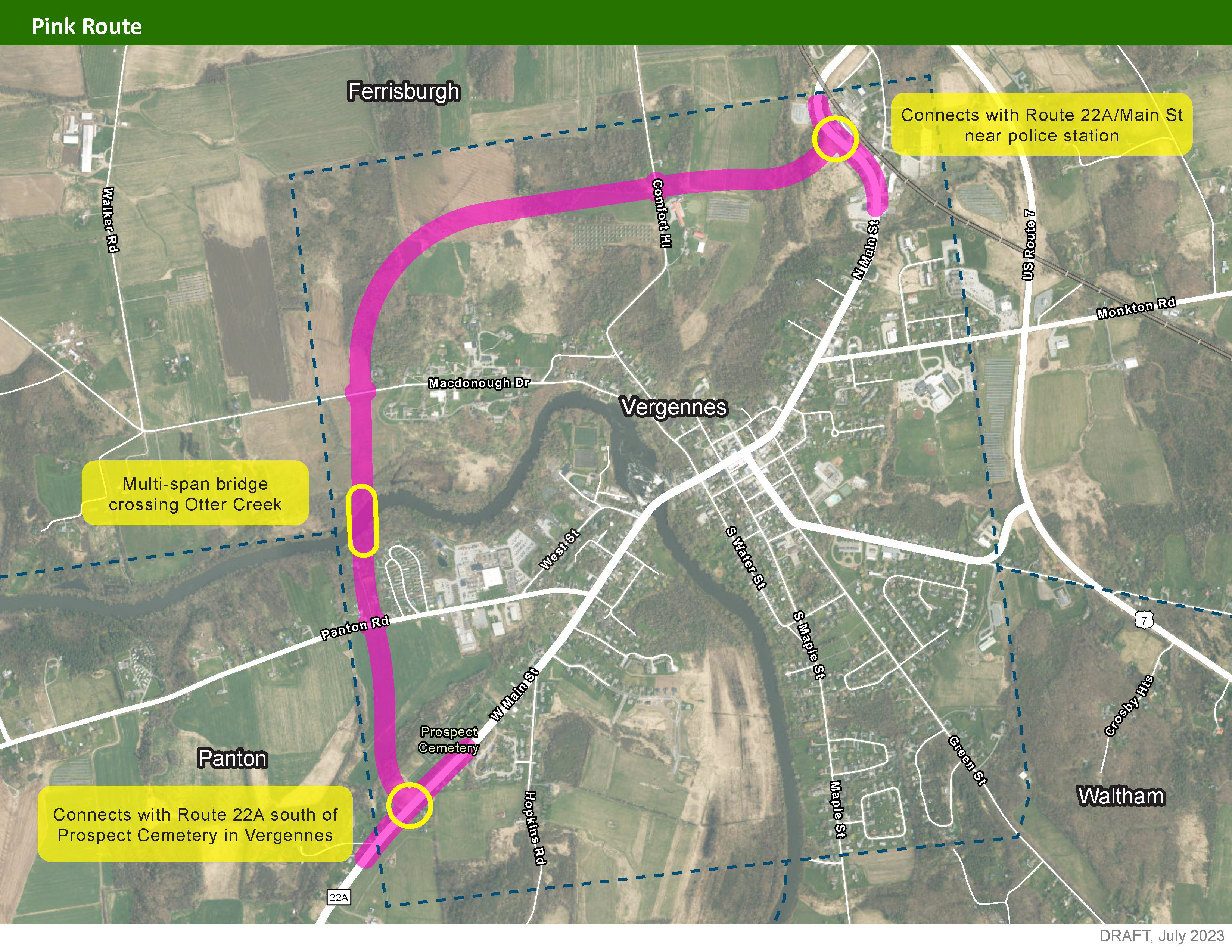 Pink Route - Map