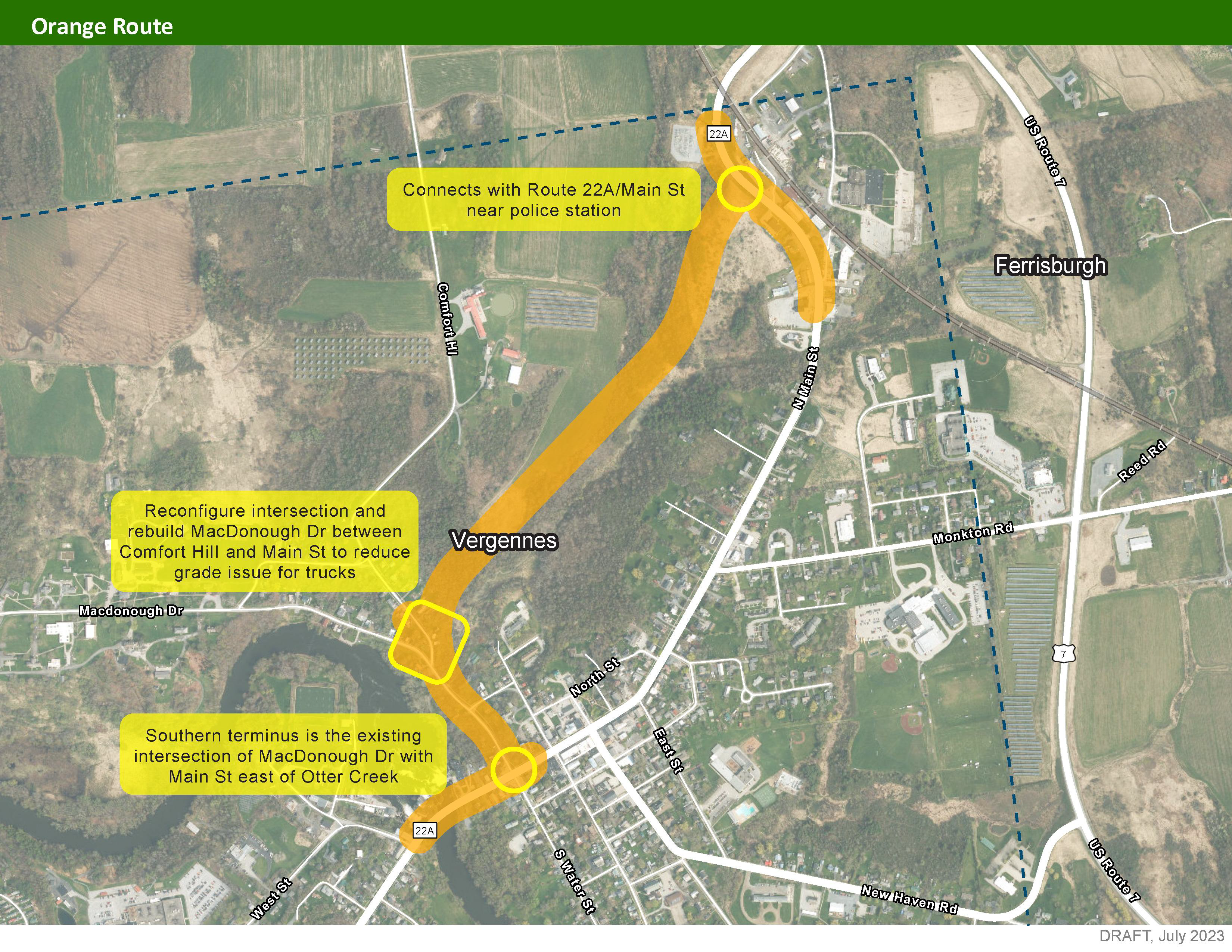 Orange Route - Map