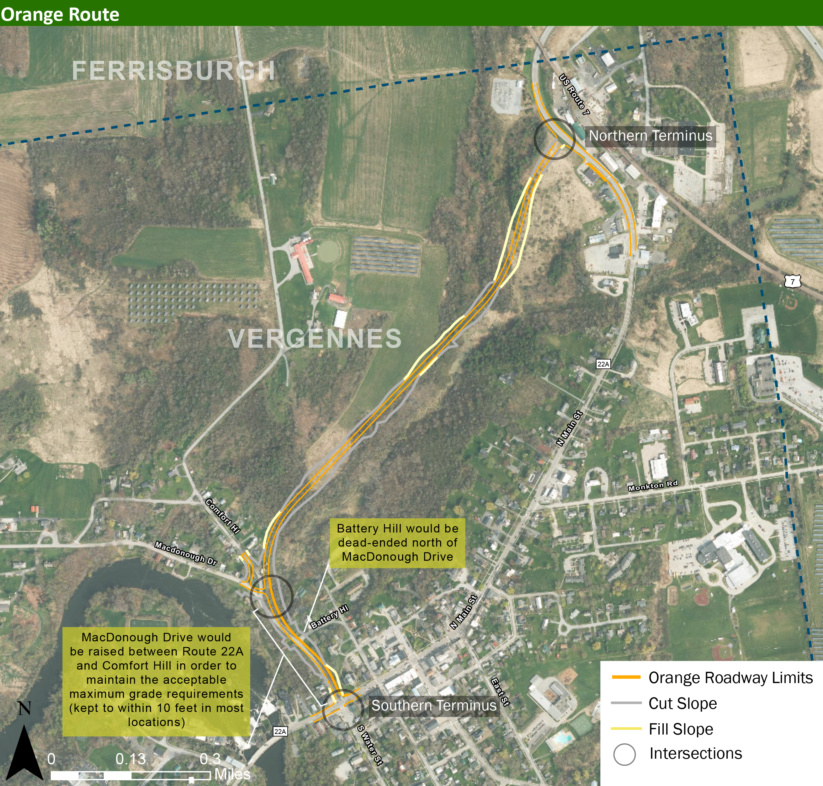 Orange Route - Conceptual Design - Aerial